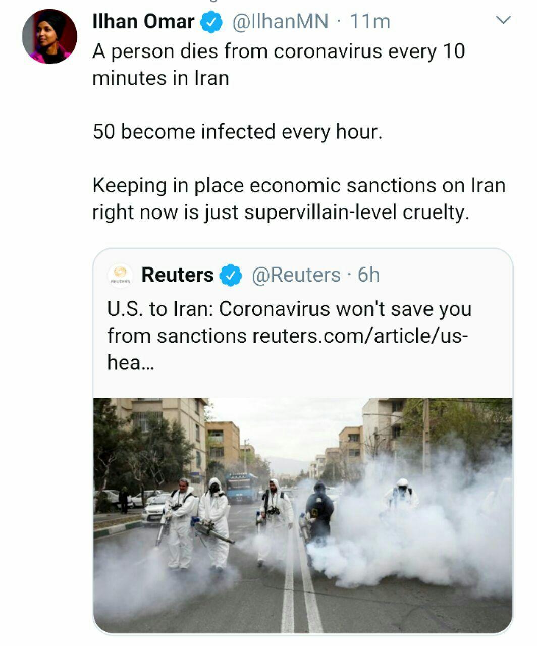 آمریکا: با وجود کرونا، دست از تحریم ایران بر نمی&zwnj;داریم