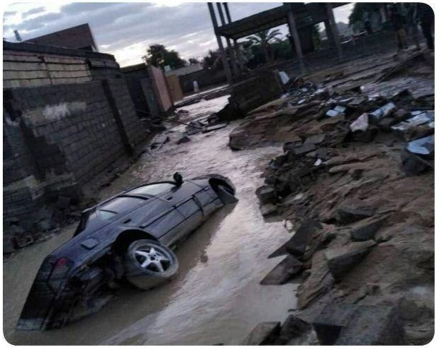 تصاویری از خسارات ساعات گذشته بارش‌های سیل آسا در روستای تیس چابهار سیستان و بلوچستان