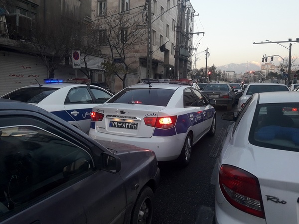ترافیک سنگین در ۱۴ بزرگراه تهران