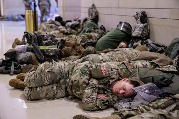 سونامی کرونا بین سربازان اعزامی گارد ملی به پایتخت آمریکا