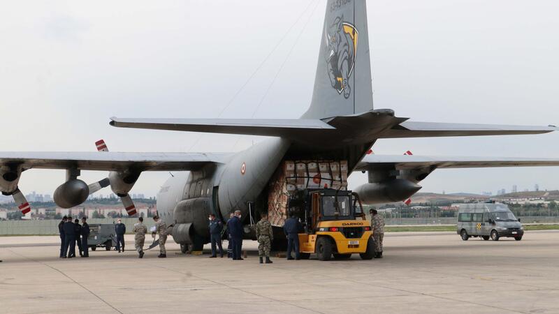 دومین محموله کمک‌های کرونایی ترکیه به آمریکا ارسال شد (+عکس)