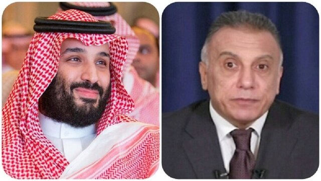  بن سلمان و مصطفی الکاظمی برای سفر به عربستان