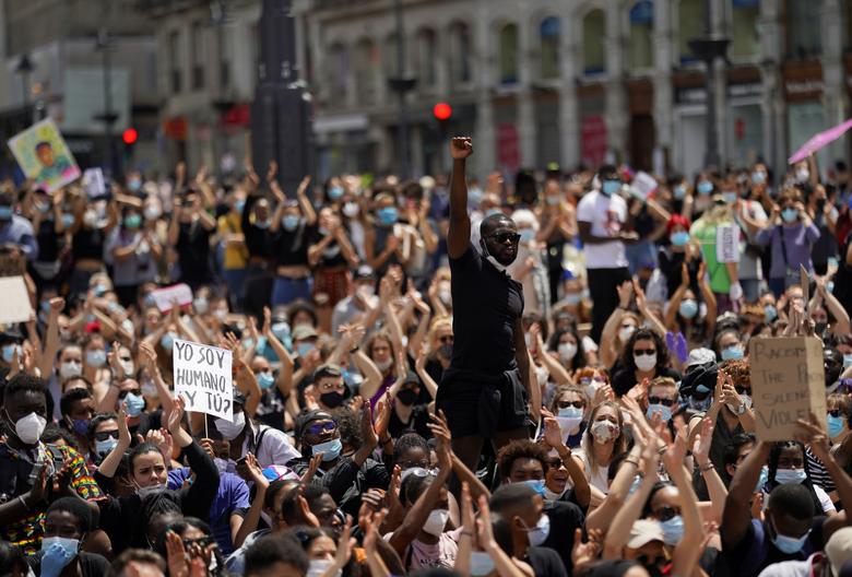 تظاهراتاسپانیا ضدنژادپرستی