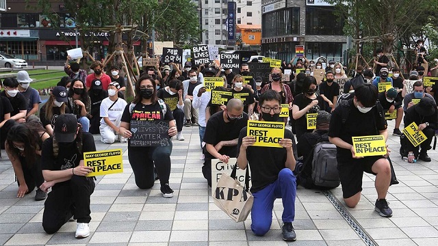تظاهرات جهانی کره جنوبی