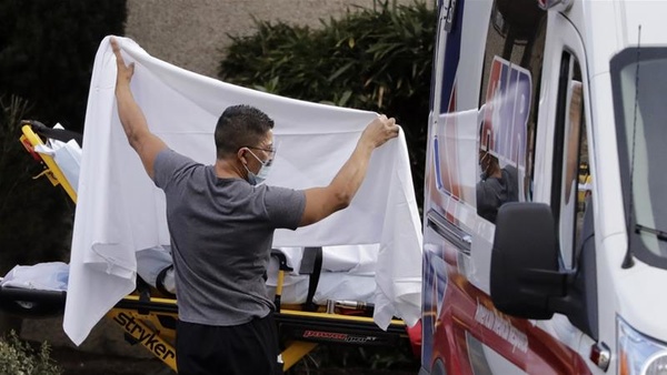 مرگ ۷۸۲ نفر در آمریکا بر اثر کرونا در ۲۴ ساعت