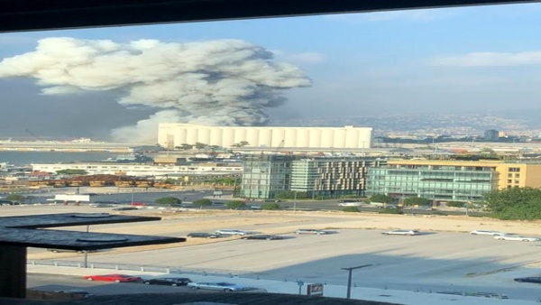 وقوع آتش&zwnj;سوزی مجدد در مکان انفجار بیروت