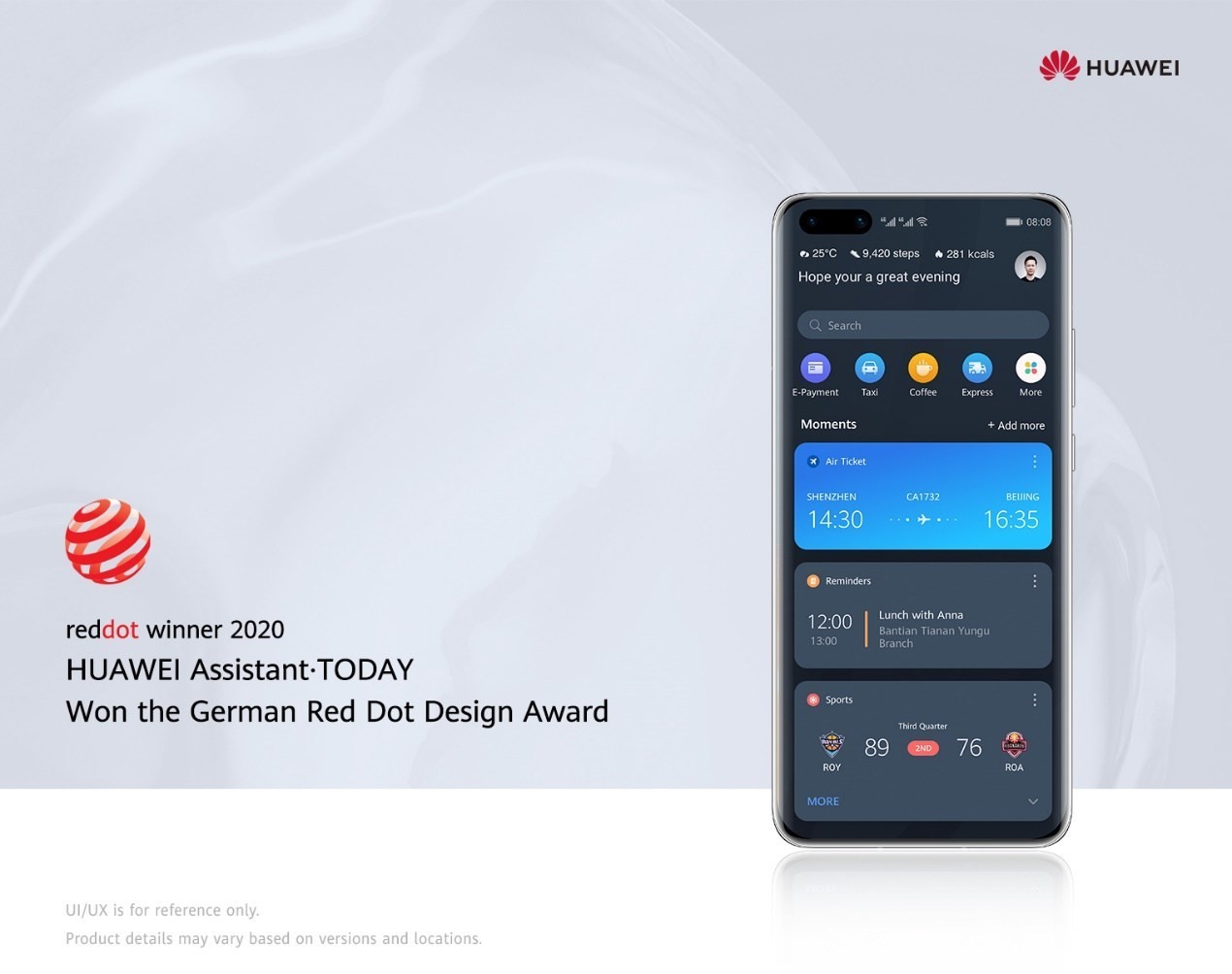 هوآوی، برنده جایزه Red Dot Awards را برای دستیار نرم‌افزاری