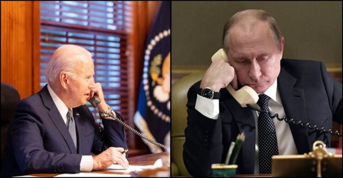 تماس تلفنی پوتین و بایدن درباره بحران اوکراین