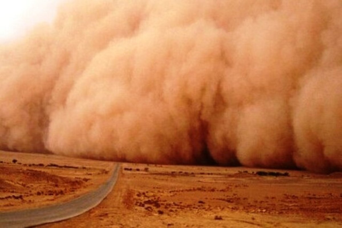 هشدار قرمز هواشناسی در خصوص وقوع گردو خاک در خوزستان