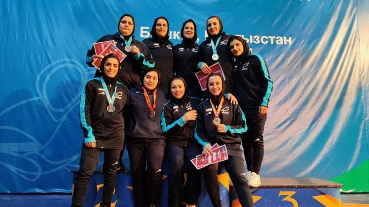 ۶ مدال طلا و نقره برای زنان کشتی‌گیر ایران در مسابقات قرقیزستان