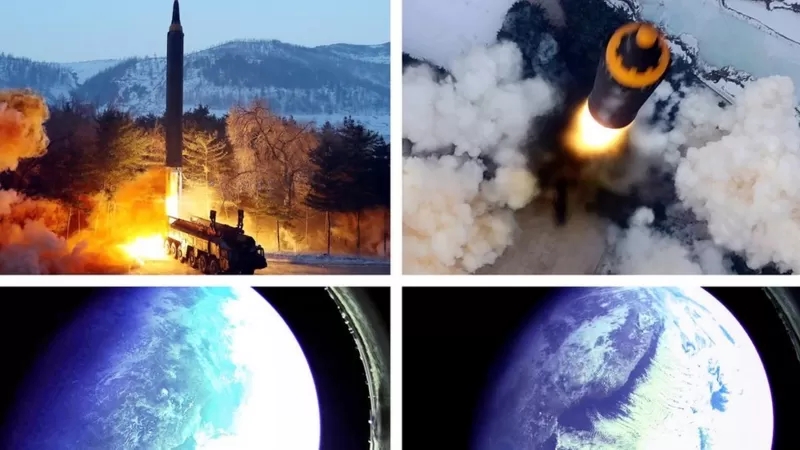 کره شمالی پس از آزمایش موشکی عکس‌هایی از فضا منتشر کرد