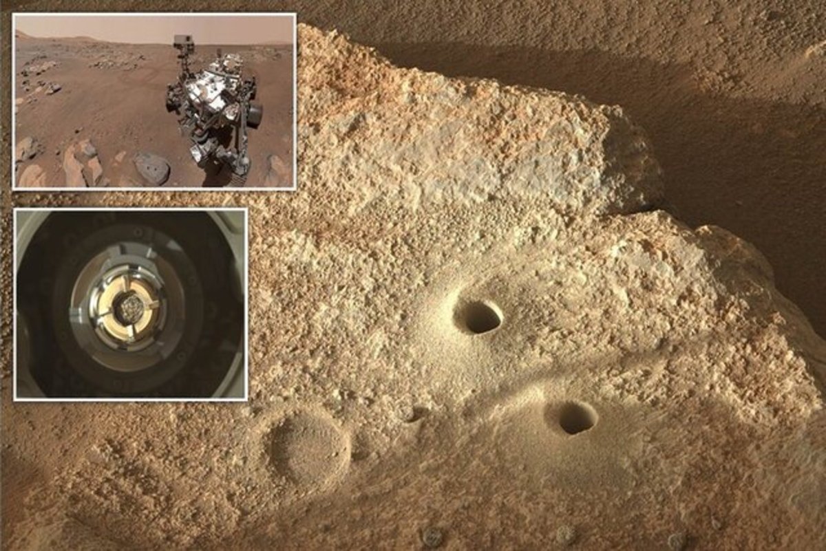 نمونه‌های جدید از حفاری در مریخ
