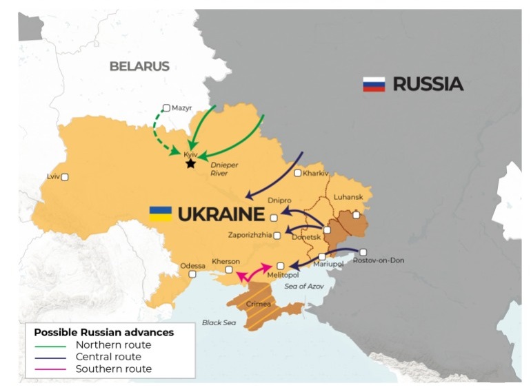 مقایسه قدرت نظامی روسیه و اوکراین