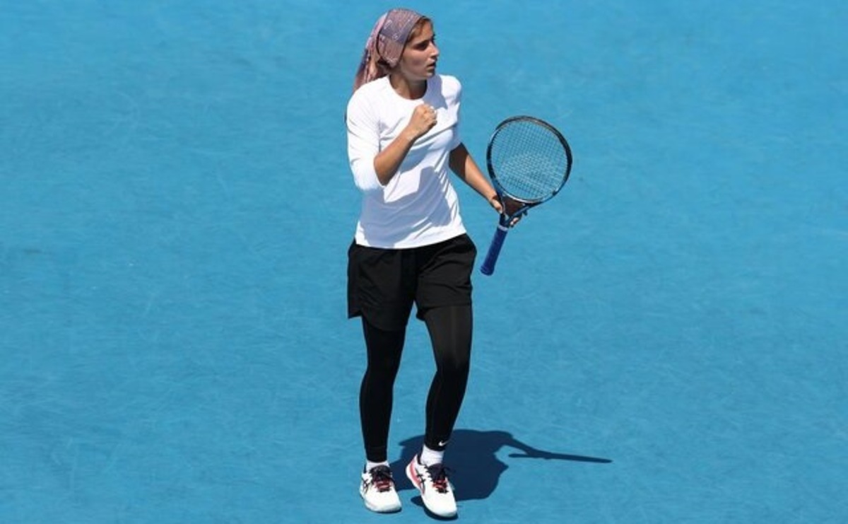 صعود تاریخی دختر تنیس باز ایران در گرند اسلم استرالیا