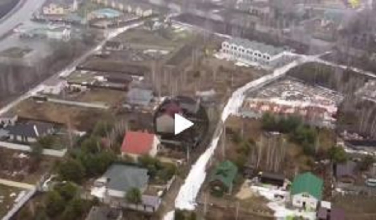 تصاویری از شهر بوچا پس از آزادی از اشغال روسیه (فیلم)