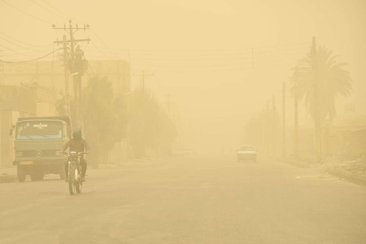 میزان گرد و غبار در دزفول  ۱۲ برابر حد مجاز