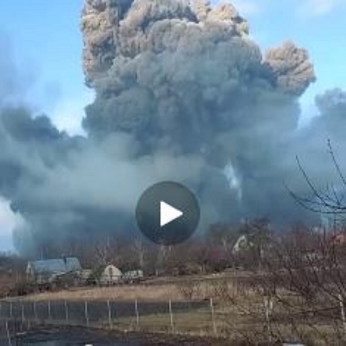 انفجار انبار تسلیحات ارتش اوکراین در «وینیتسا» (فیلم)