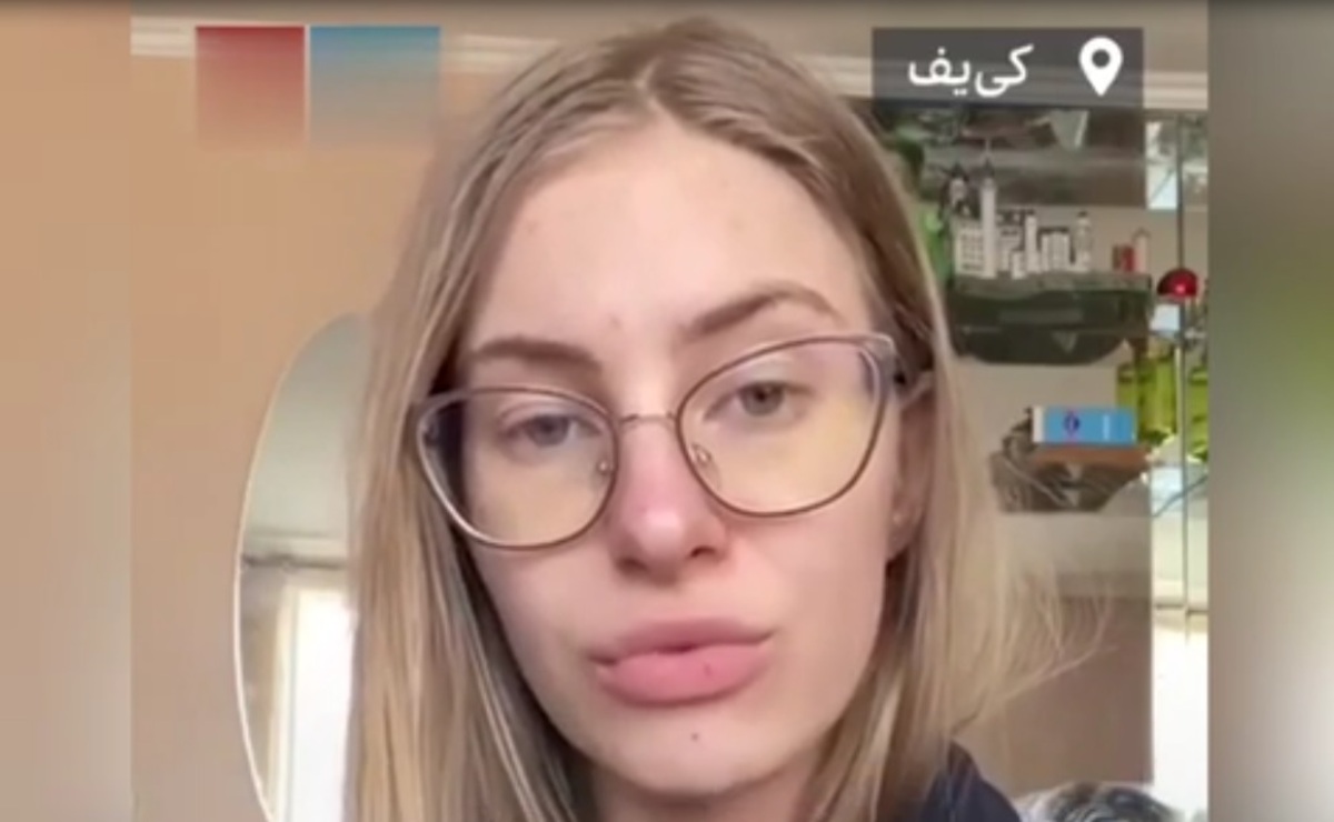 پیام فارسی دختر اوکراینی خطاب به ایرانی‌ ها (فیلم)