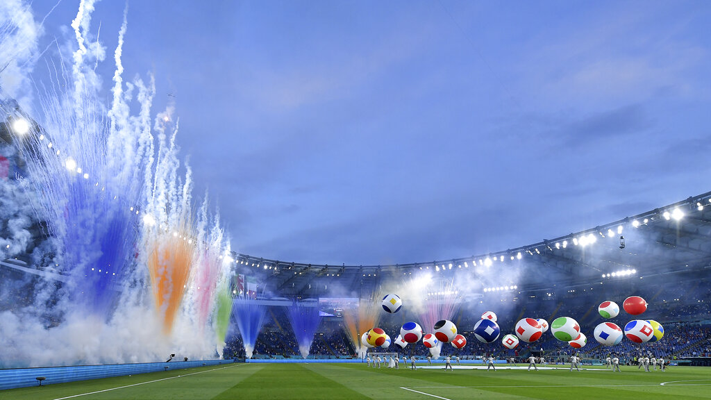 افتتاحیه بازی  های یورو 2020 با یک سال تاخیر