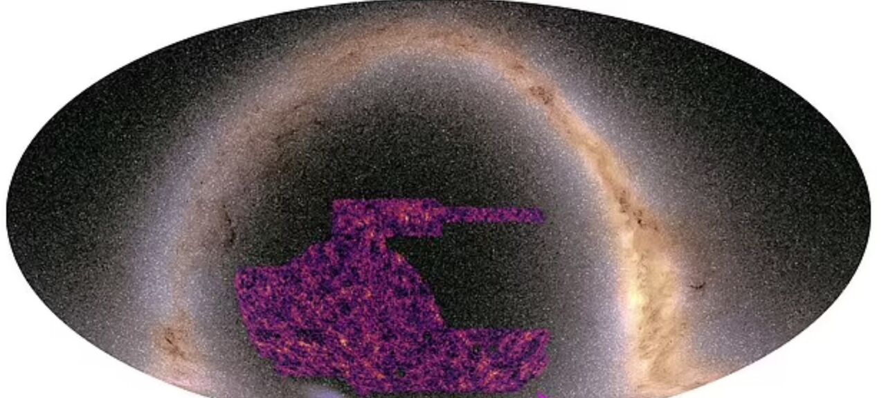 بزرگترین نقشه ماده تاریک جهان منتشر شد