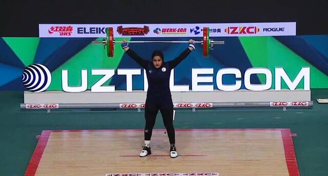 تاریخ سازی دختر وزنه بردار ایران در قهرمانی جوانان جهان / یکتا جمالی در یک ضرب برنز گرفت (+ فیلم)