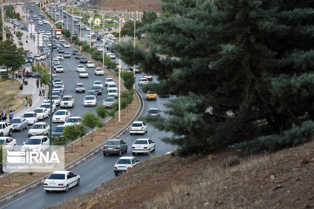 ترافیک نیمه سنگین در مسیرهای خروجی تهران