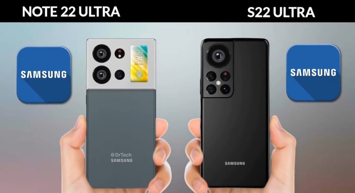 مقایسه گوشی Note 22 Ultra و S22 Ultra سامسونگ (فیلم)
