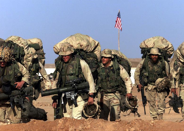 نیروها یآمریکا در افغانستان 2001