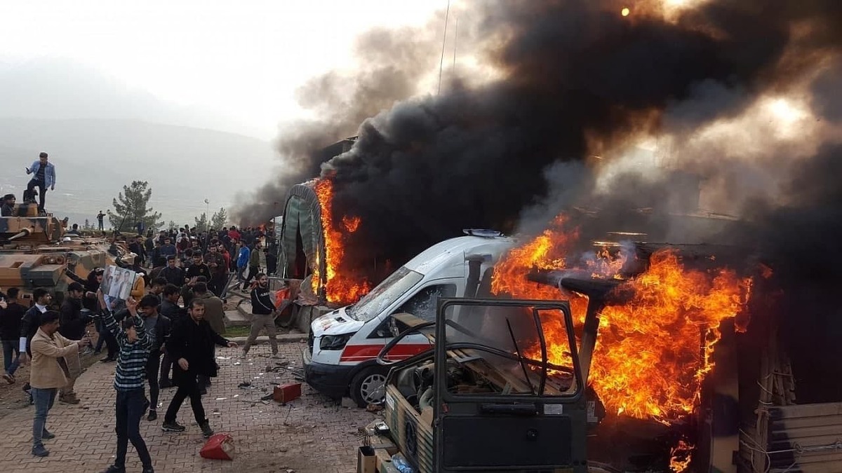 ۳ نظامی ترکیه در انفجار دهوک عراق کشته شدند