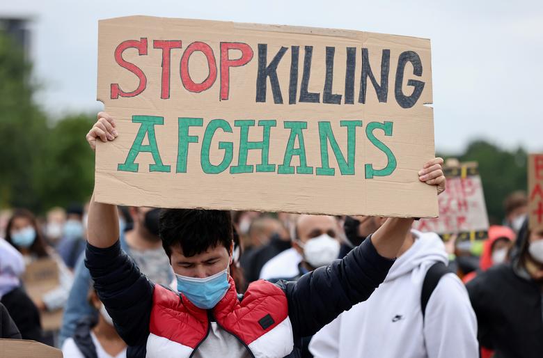 تظاهرات ضد طالبان در جهان (عکس)
