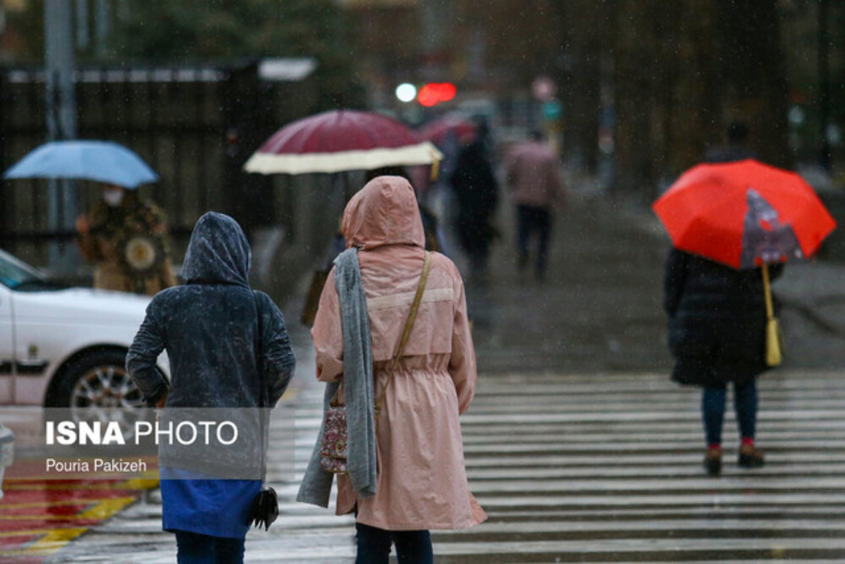 بارش باران در شمال کشور/اهواز گرمترین و اردبیل خنک‌ترین مراکز استان‌ها