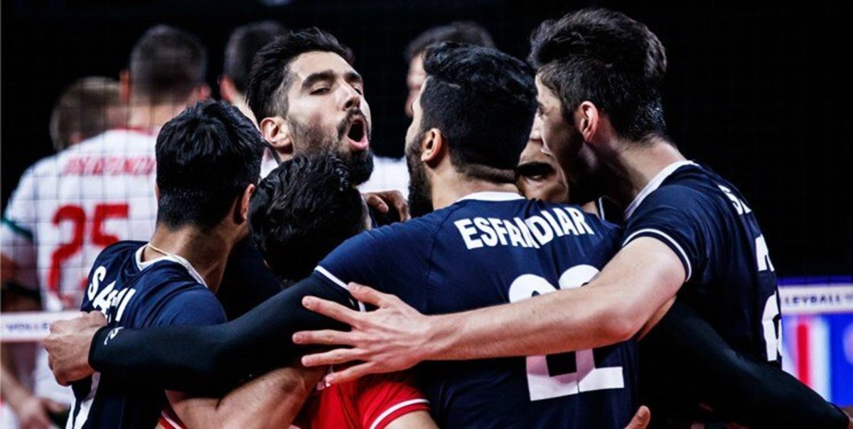 والیبال ایران صدرنشین آسیا شد