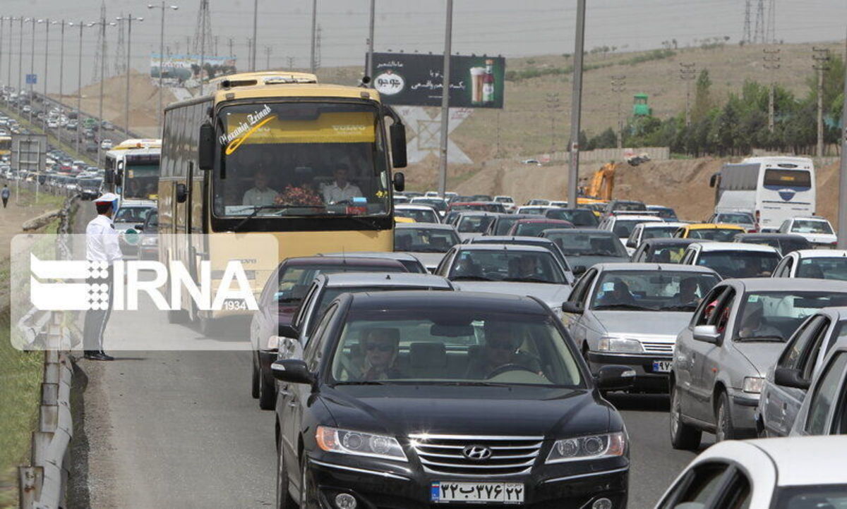 ترافیک نیمه سنگین تا سنگین در مسیرهای ورودی تهران