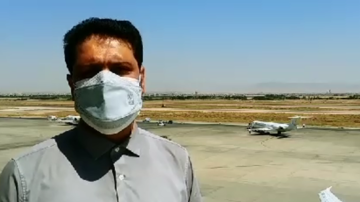 ورود هواپیماهای بدون مسافر افغانستان به ایران (فیلم)