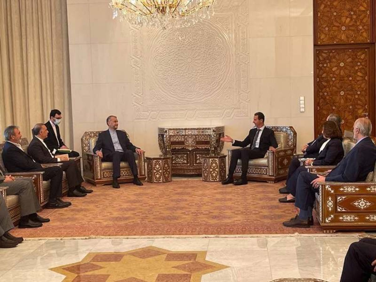 دیدار وزیر خارجه ایران با بشار اسد