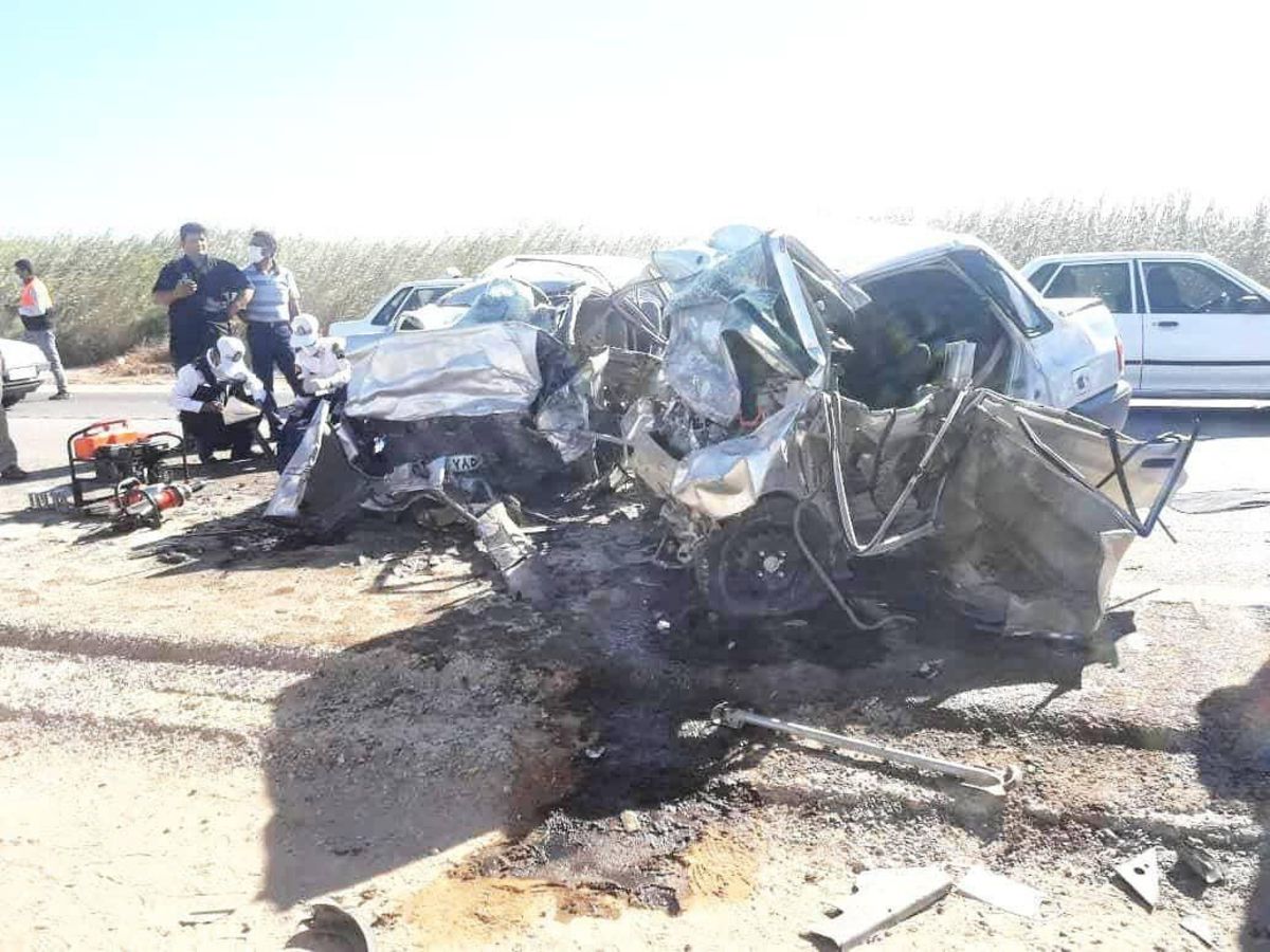 4 کشته در حادثه رانندگی جاده خرمشهر - اهواز
