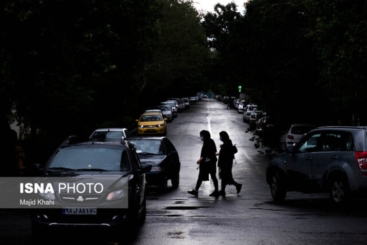 وضعیت بارندگی تهران طی ۲۴ ساعت گذشته