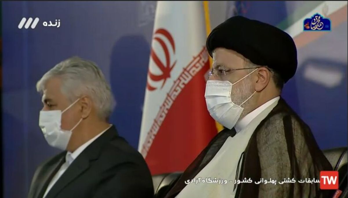 حضو رییس جمهور در سالن ۱۲ هزار نفری آزادی تهران