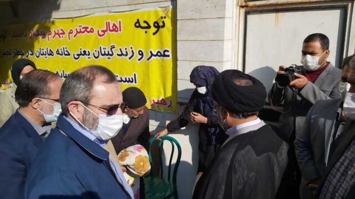 حضور رئیس کل دادگستری استان مرکزی در خیابان جهرم