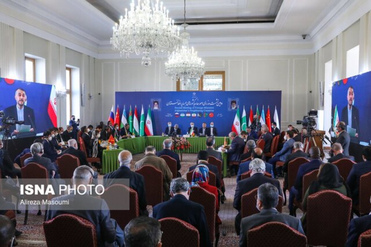 بیانیه مشترک وزیران خارجه کشورهای همسایه افغانستان + روسیه