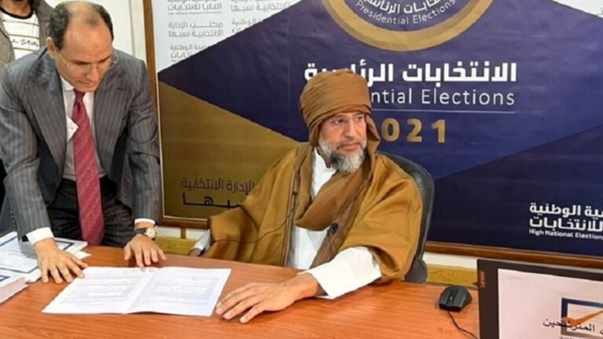 تأیید صلاحیت پسر قذافی برای انتخابات ریاست جمهوری