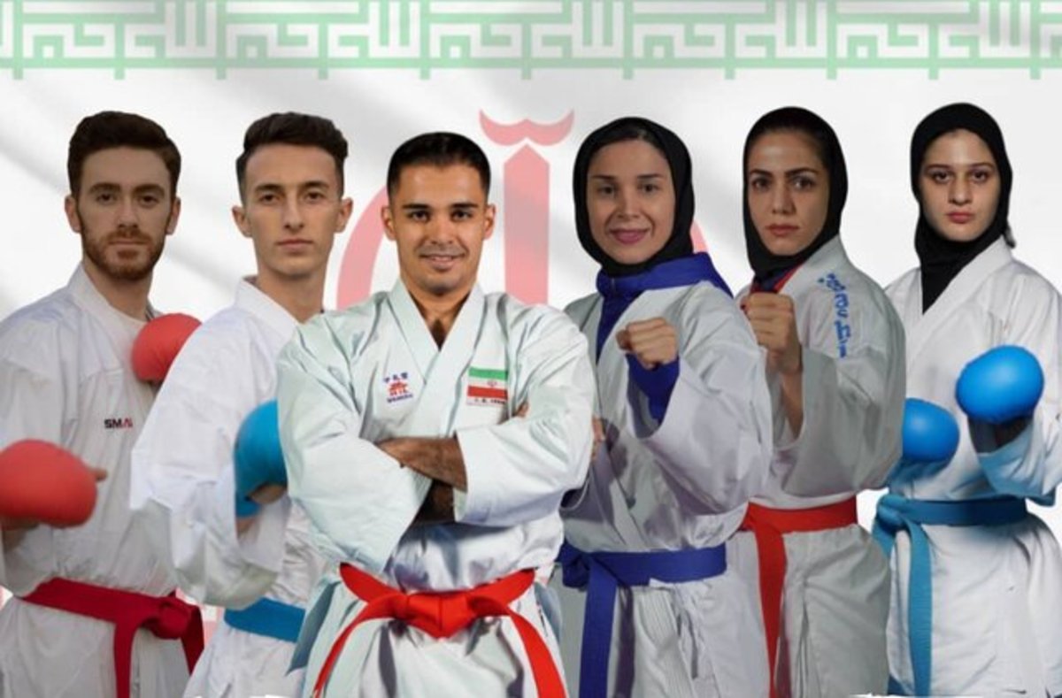 ۶ برنز ایران در روز چهارم کاراته قهرمانی آسیا
