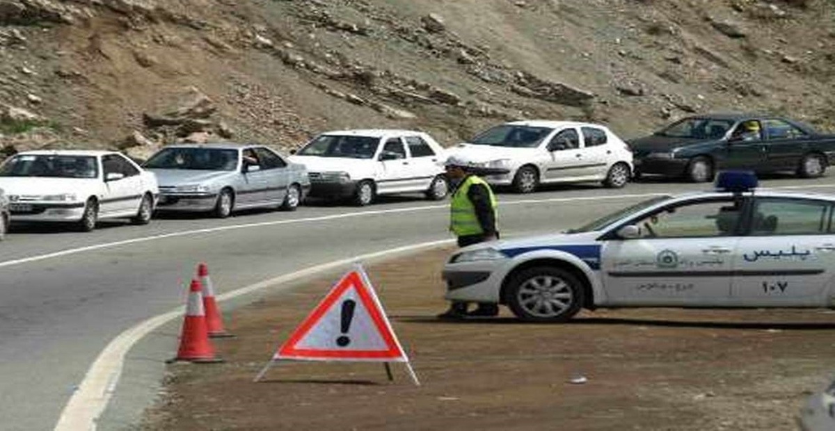 تردد خودروها در محور کرج- چالوس به سمت مازندران ممنوع شد