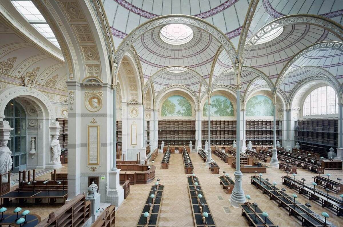بهشت بیضی؛ بازگشت پس از 15 سال بازسازی به کتابخانه ملی فرانسه (+عکس)