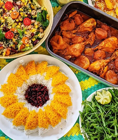 طرز تهیه خورشت مرغ افشاری مجلسی