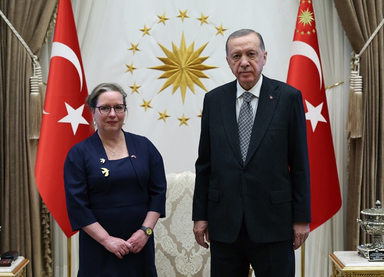 استقبال اردوغان از سفیر جدید اسرائیل (+عکس)