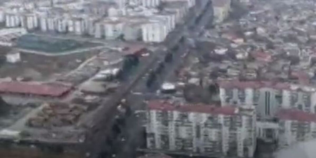 ببینید | نمایی هوایی از شهر زلزله زده «دیاربکر» ترکیه