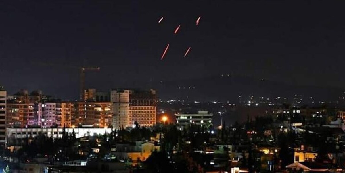 ببینید | حمله هوایی اسرائیل به دمشق