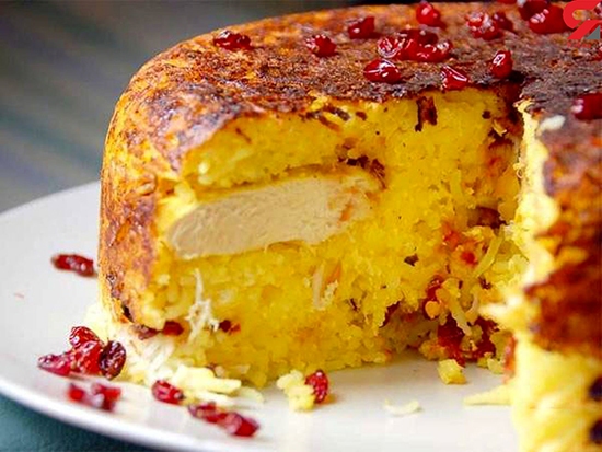 چند راز خوشمزه‌تر شدن ته‌چین زعفرانی