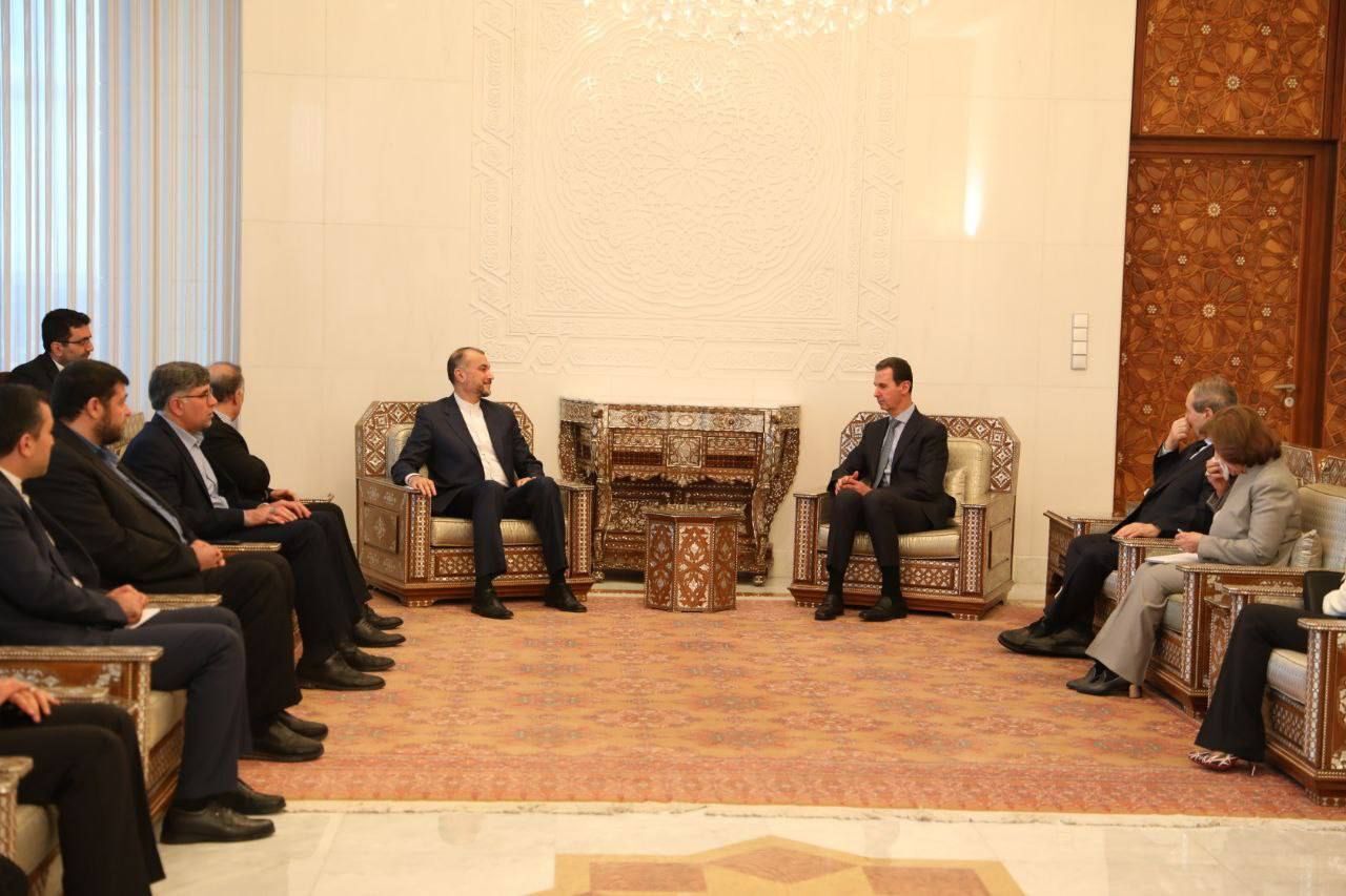 دیدار امیرعبداللهیان با بشار اسد